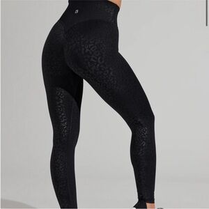 BuffBunny Black Leopard Leggings